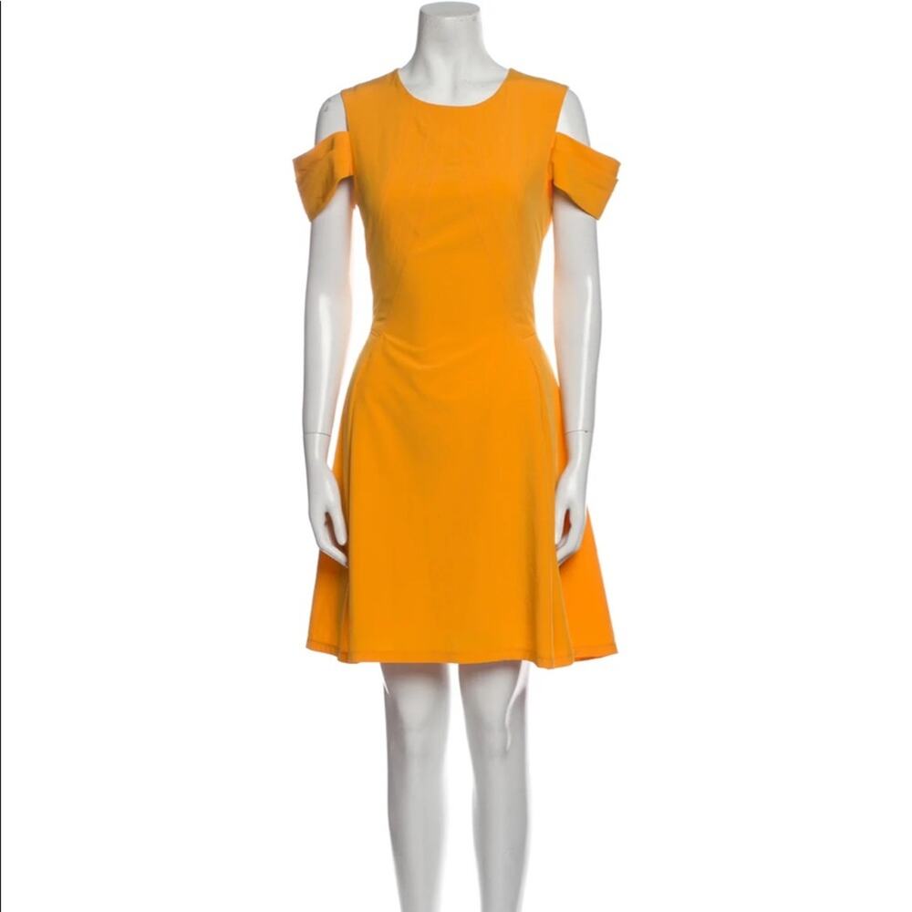 Z spoke zac posen cut out shoulder lord and Taylor short dress